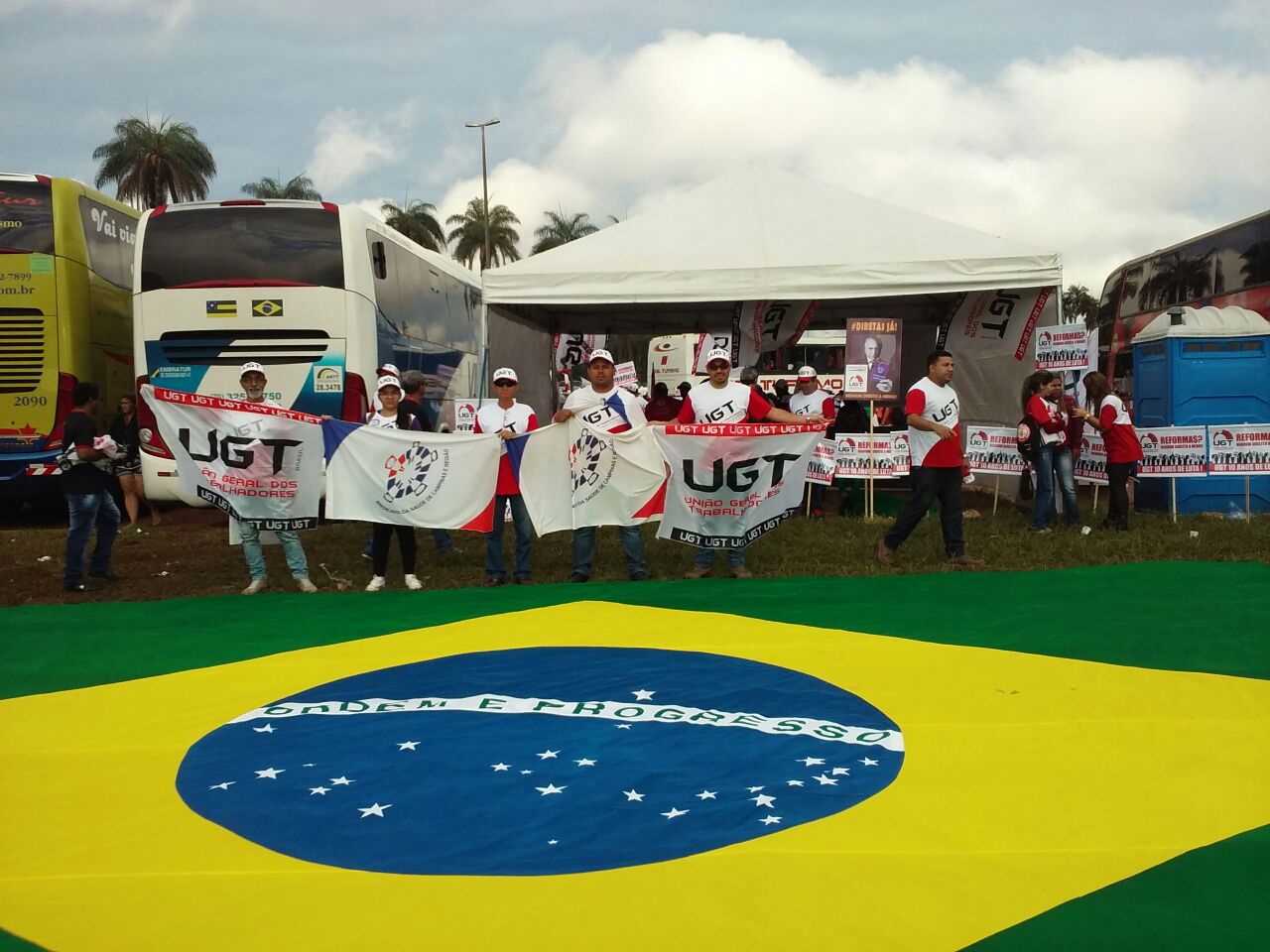 Brasília tem a maior mobilização contra conjunto de reformas do governo federal